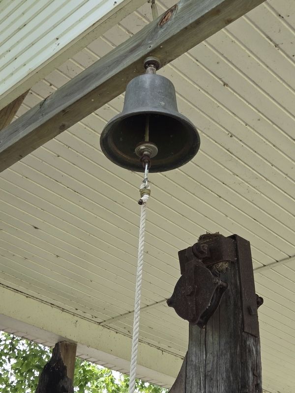Closeup of U.S. Coast Guard Watchtower Alarm Bell. Click for full size. Closeup of U.S. Coast Guard Watchtower Alarm Bell image. Click for full size.