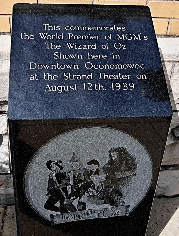 The Wizard of Oz Marker. Click for full size. The Wizard of Oz Marker image. Click for full size.