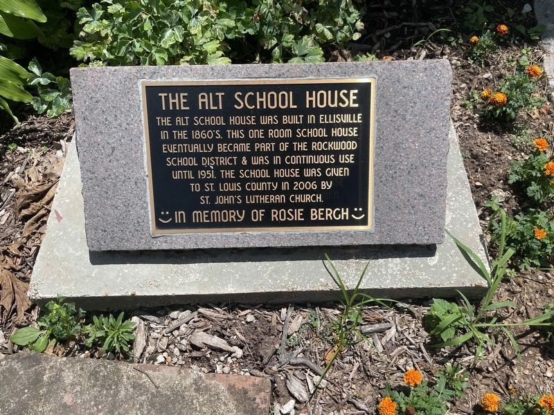 Alt School House Marker image. Click for full size.