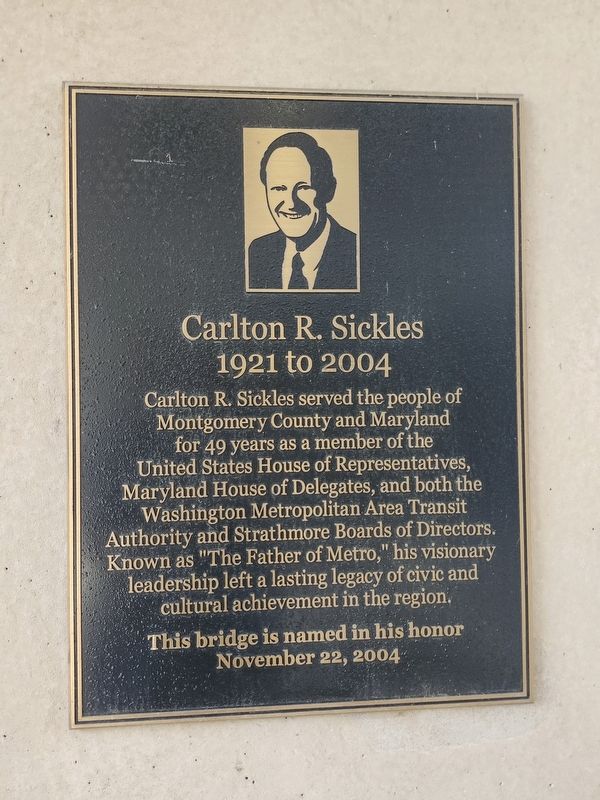 Carlton R. Sickles Marker. Click for full size. Carlton R. Sickles Marker image. Click for full size.