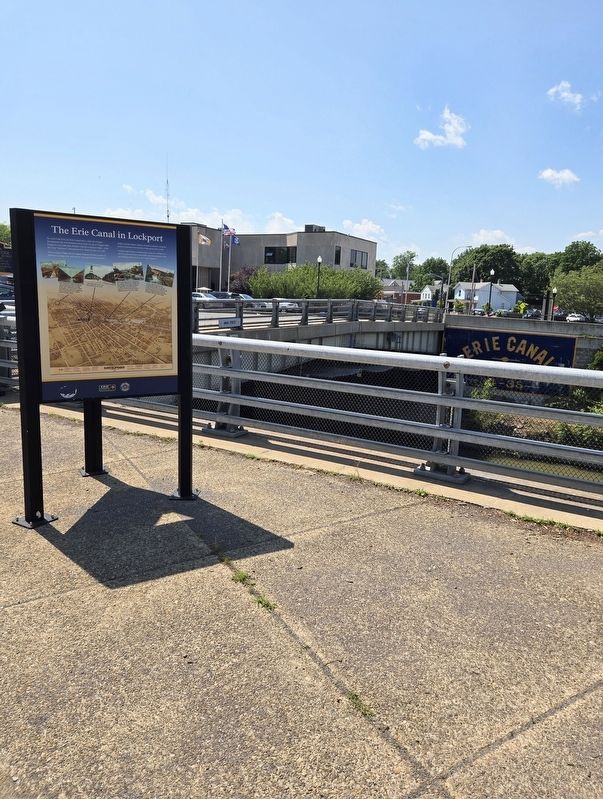 The Erie Canal in Lockport Marker. Click for full size. The Erie Canal in Lockport Marker image. Click for full size.