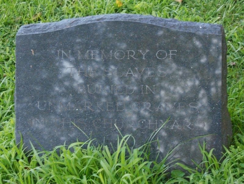 Unmarked Enslaved Graves Memorial. Click for full size. Unmarked Enslaved Graves Memorial image. Click for full size.