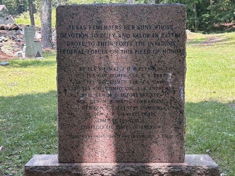 Texas Marker. Click for full size. Texas Marker image. Click for full size.