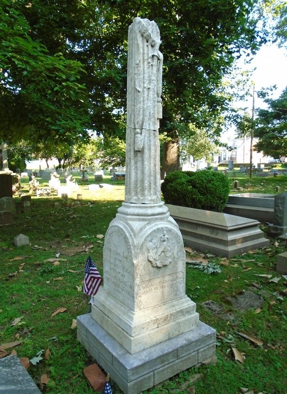 John Washington Whitaker Monument. Click for full size. John Washington Whitaker Monument image. Click for full size.