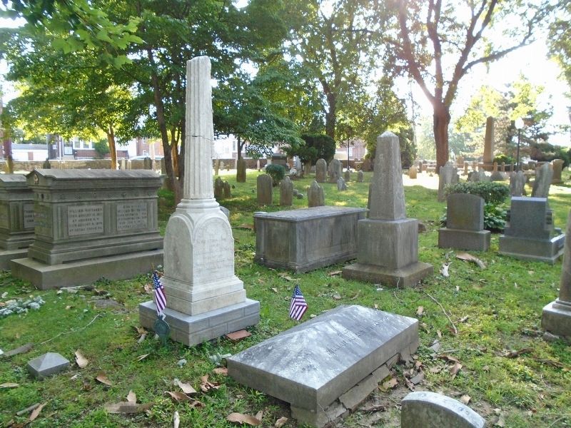 John Washington Whitaker Monument. Click for full size. John Washington Whitaker Monument image. Click for full size.