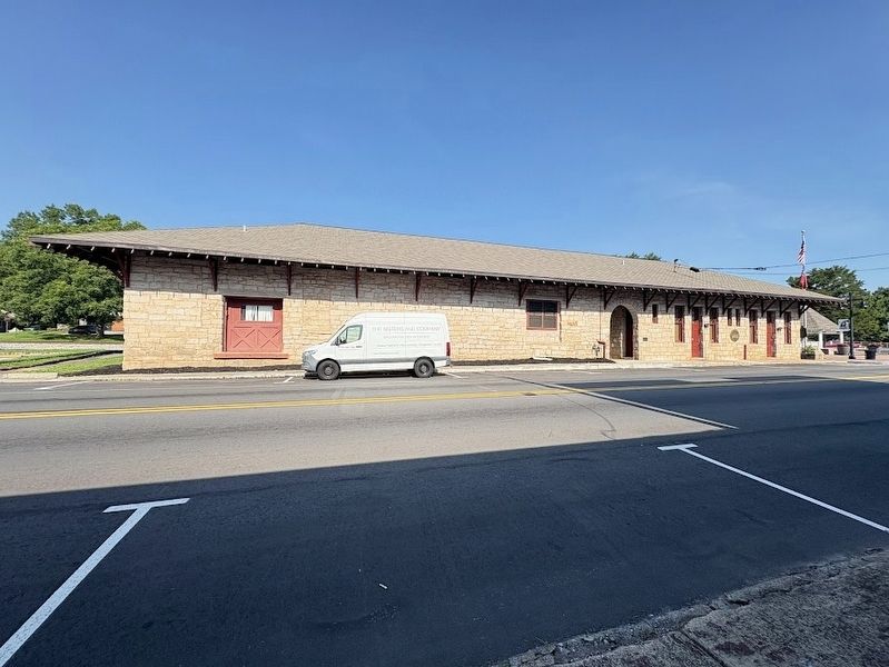 Georgia Railroad Depot. Click for full size. Georgia Railroad Depot image. Click for full size.