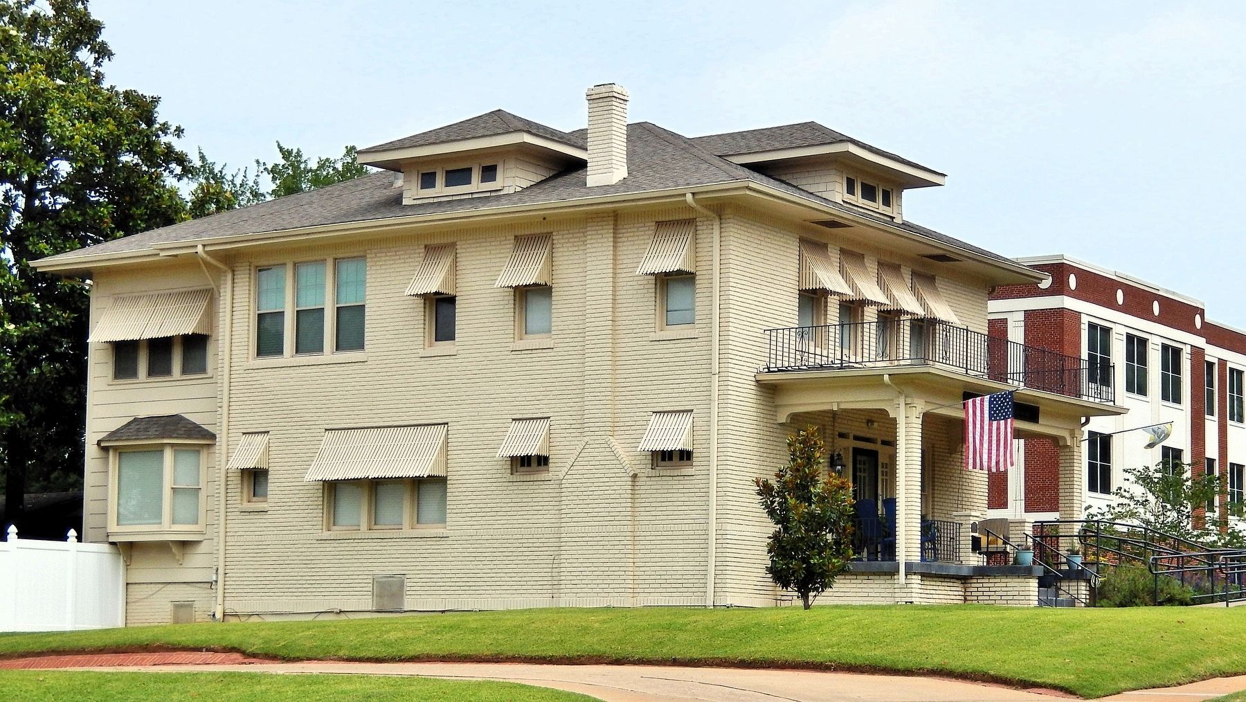 The President's Home (<i>southeast elevation</i>) image. Click for full size.