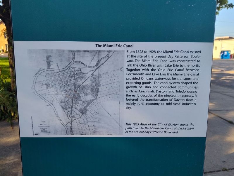 The Miami Erie Canal Marker. Click for full size. The Miami Erie Canal Marker image. Click for full size.