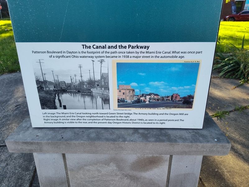 The Canal and the Parkway Marker. Click for full size. The Canal and the Parkway Marker image. Click for full size.
