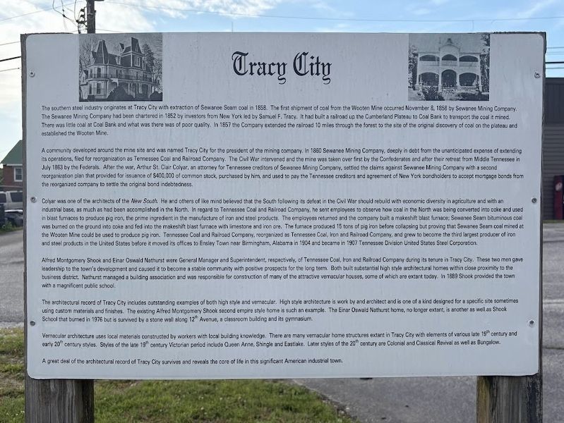 Tracy City Marker image. Click for full size.