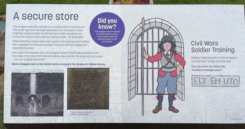 A Secure Store Marker. Click for full size. A Secure Store Marker image. Click for full size.