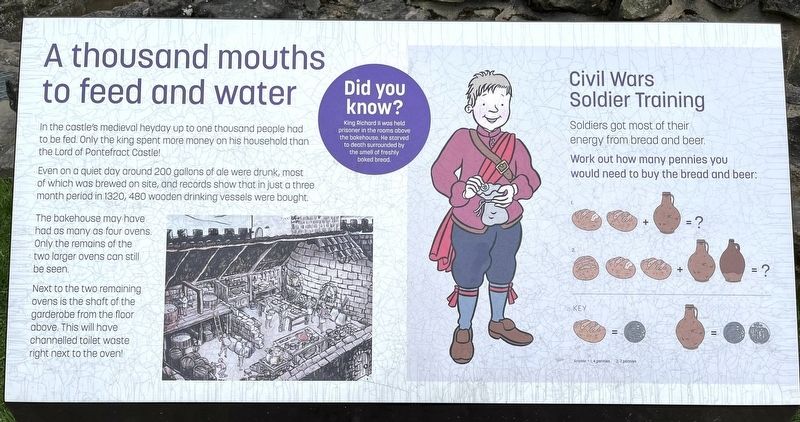 A thousand mouths to feed and water Marker. Click for full size. A thousand mouths to feed and water Marker image. Click for full size.