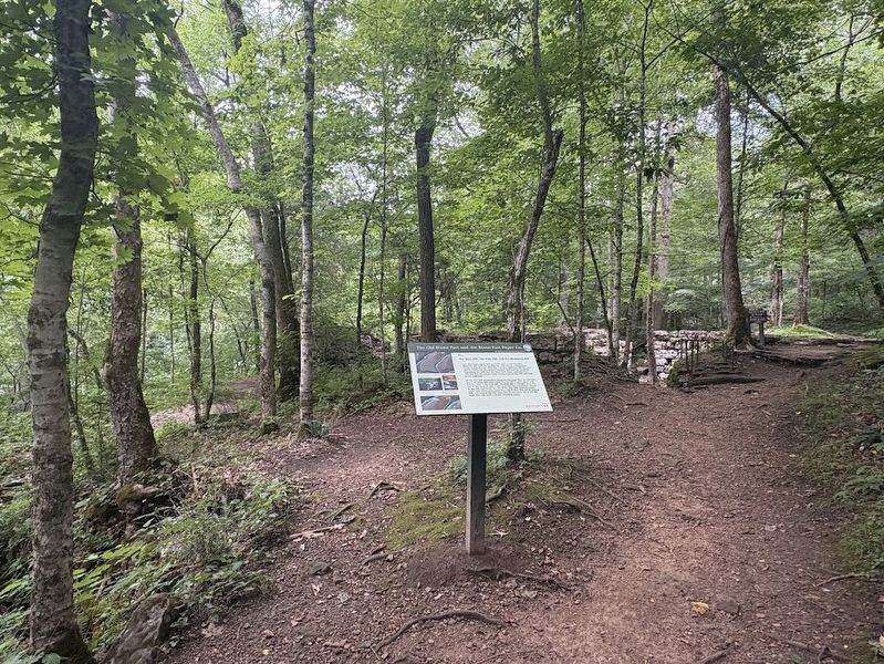 The Old Stone Fort and the Stone Fort Paper Co. Marker. Click for full size. The Old Stone Fort and the Stone Fort Paper Co. Marker image. Click for full size.