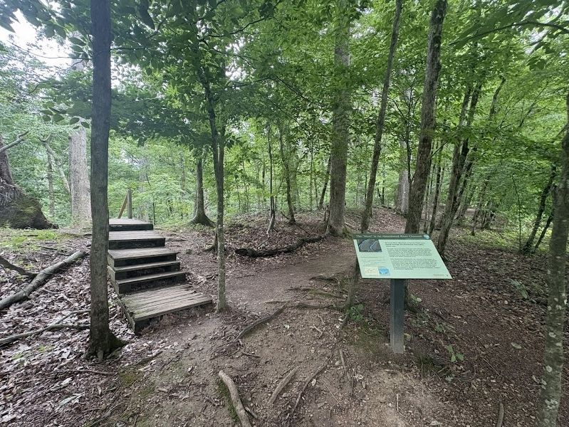 The "Moat" is an Adandoned River Channel Marker. Click for full size. The "Moat" is an Adandoned River Channel Marker image. Click for full size.