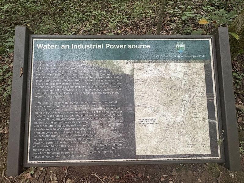 Water: an Industrial Power Source Marker. Click for full size. Water: an Industrial Power Source Marker image. Click for full size.