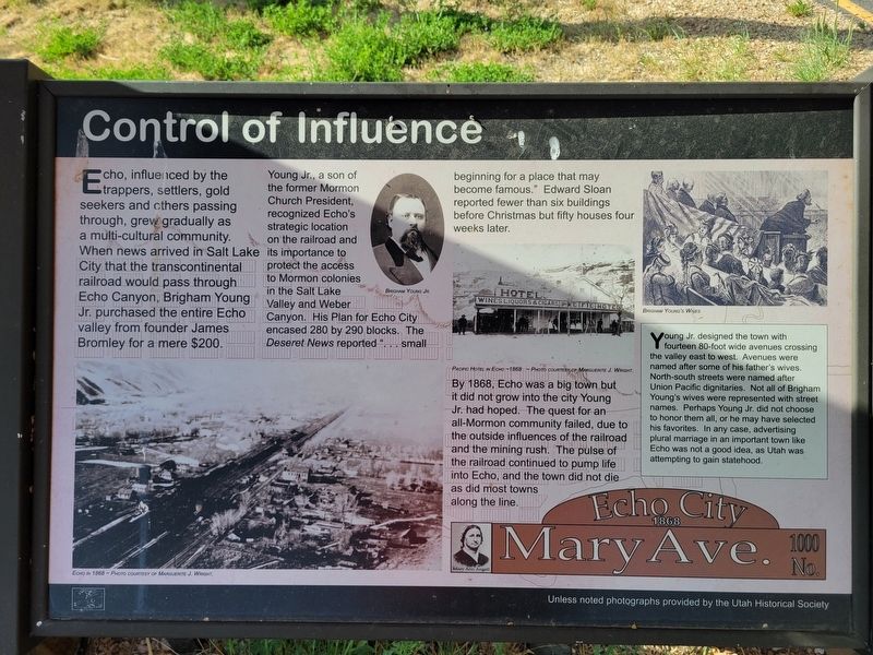 Control of Influence Marker image. Click for full size.