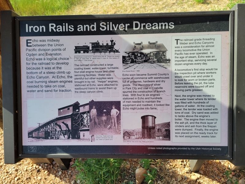 Iron Rails and Silver Dreams Marker. Click for full size. Iron Rails and Silver Dreams Marker image. Click for full size.