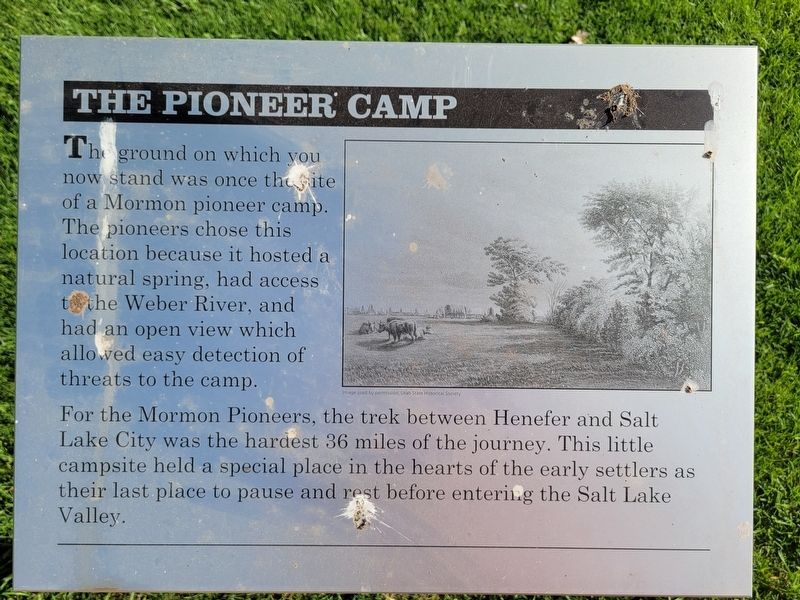 The Pioneer Camp Marker image. Click for full size.