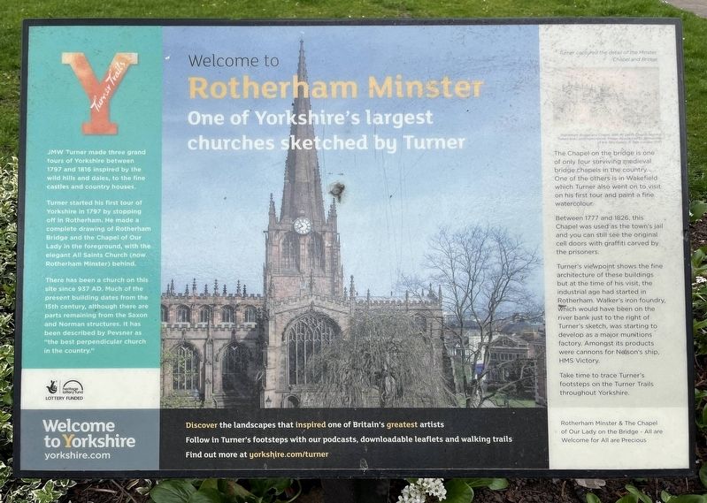 Welcome to Rotherham Minster Marker. Click for full size. Welcome to Rotherham Minster Marker image. Click for full size.