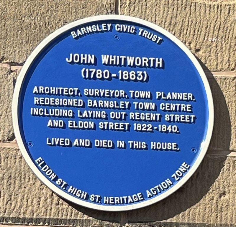 John Whitworth (1780-1863) Marker image. Click for full size.