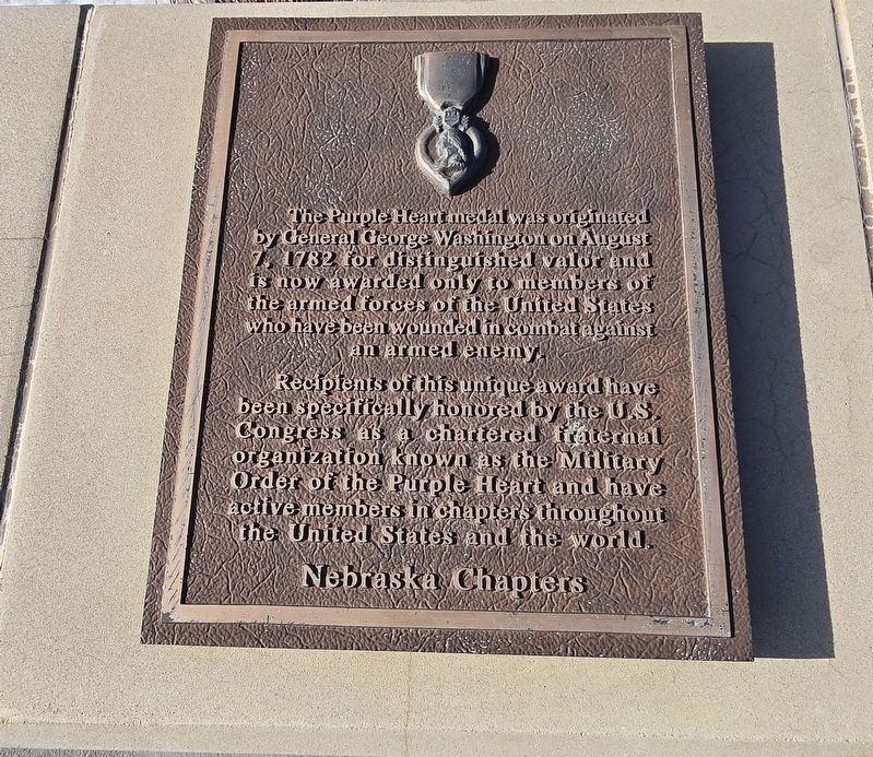 Purple Heart Trail Marker. Click for full size. Purple Heart Trail Marker image. Click for full size.