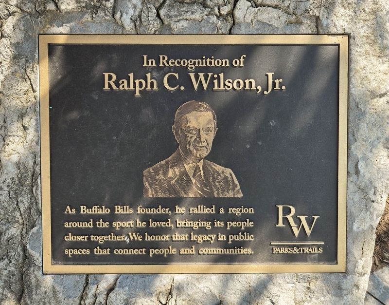 Nearby Ralph C. Wilson, Jr. Plaque. Click for full size. Nearby Ralph C. Wilson, Jr. Plaque image. Click for full size.