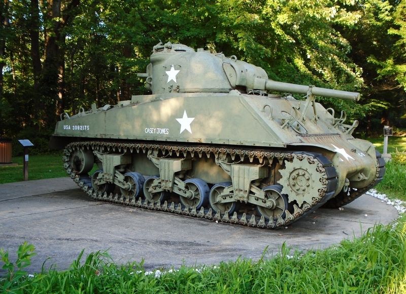 Sherman Medium Tank and Marker. Click for full size. Sherman Medium Tank and Marker image. Click for full size.