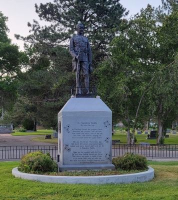 WWI Memorial. Click for full size. WWI Memorial image. Click for full size.