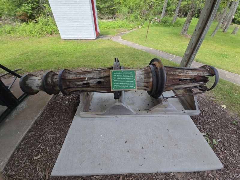 Anchor Windlass and Marker. Click for full size. Anchor Windlass and Marker image. Click for full size.