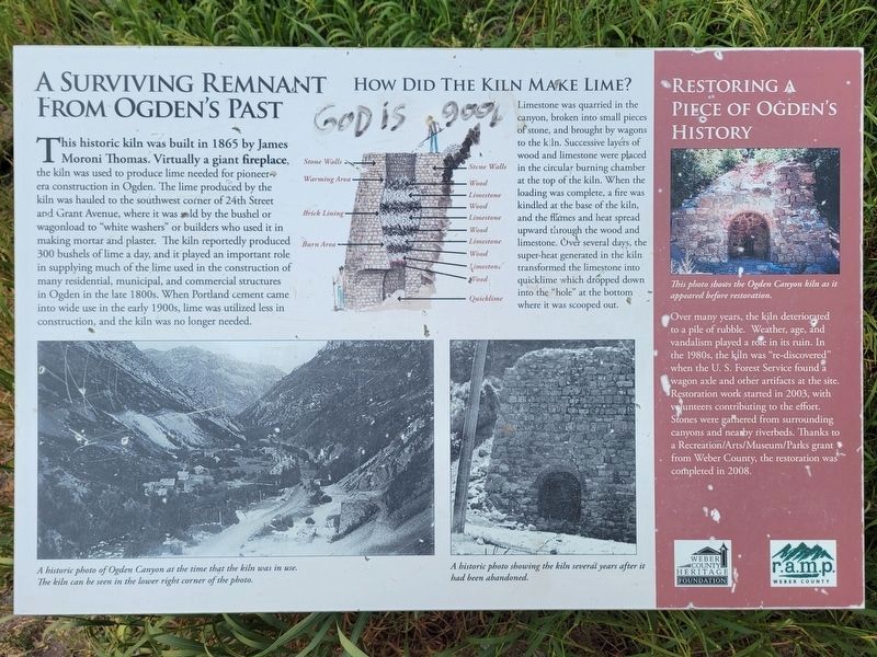 A Surviving Remnant From Ogden's Past Marker image. Click for full size.