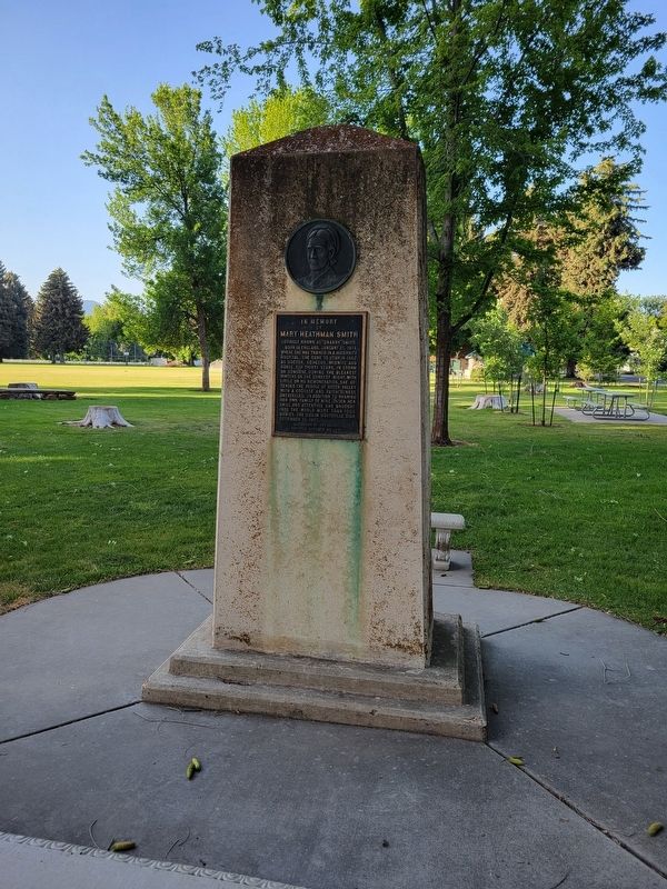 In Memory of Mary Heathman Smith Marker. Click for full size. In Memory of Mary Heathman Smith Marker image. Click for full size.