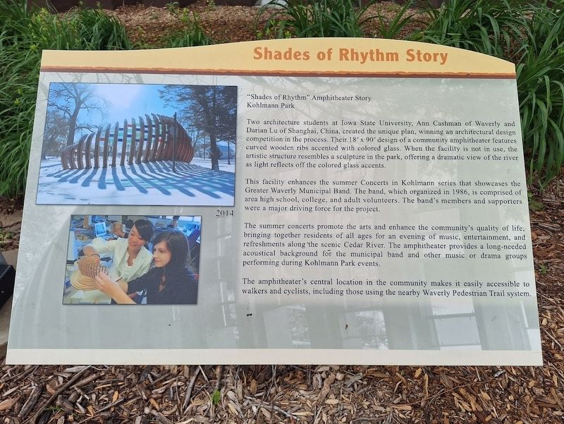 Shades Of Rhythm Story Marker. Click for full size. Shades Of Rhythm Story Marker image. Click for full size.