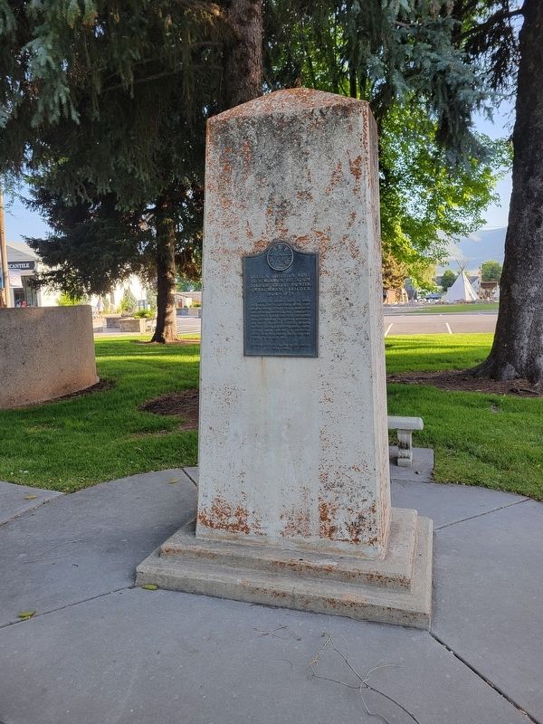 Captain Jefferson Hunt Marker. Click for full size. Captain Jefferson Hunt Marker image. Click for full size.