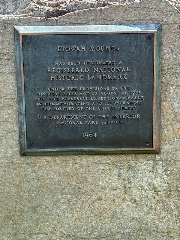 Etowah Mounds. Click for full size. Etowah Mounds image. Click for full size.