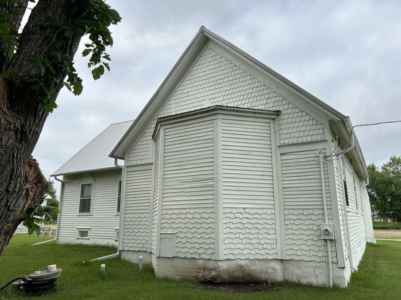 Esmond United Methodist Church, west side image. Click for full size.