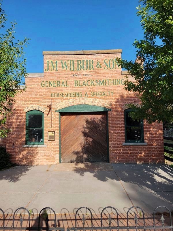Wilbur Blacksmith Building image. Click for full size.