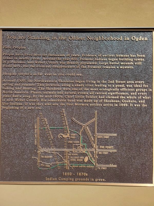 Oldest Neighborhood Marker image. Click for full size.