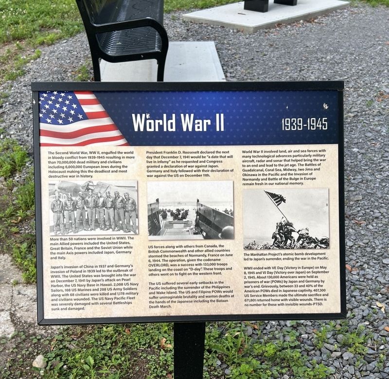 World War II Marker image. Click for full size.