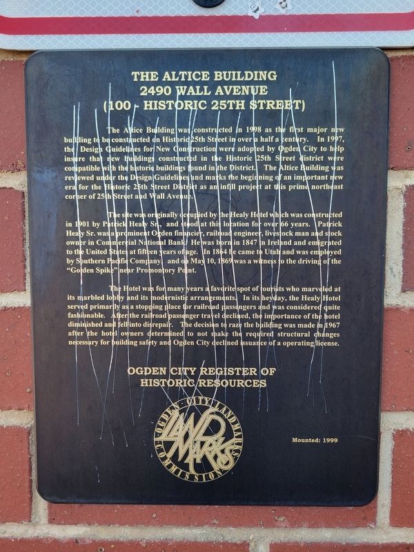 The Altice Building Marker image. Click for full size.