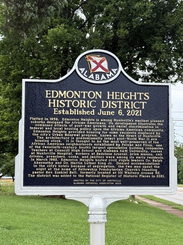 Edmonton Heights Historic District Marker image. Click for full size.
