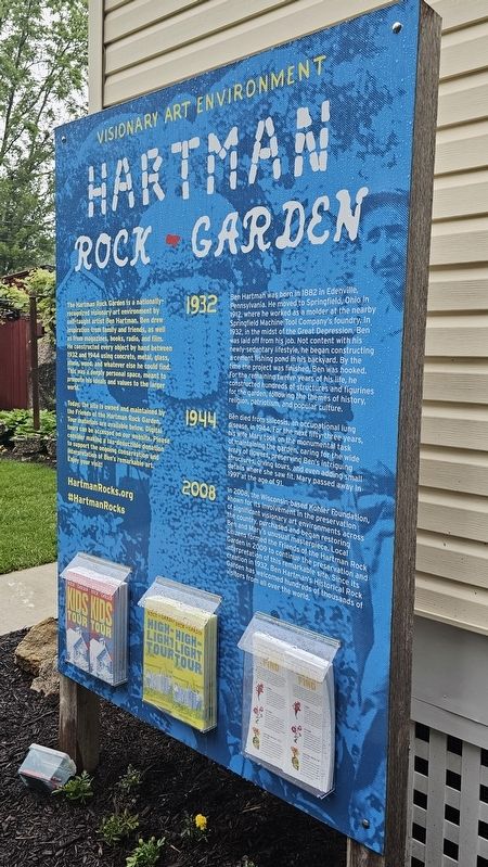 Hartman Rock Garden Marker image. Click for full size.