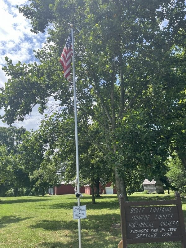 This Flag Flies for Capt. Moore Marker image. Click for full size.