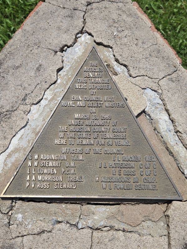 Houston County Time Capsule Marker image. Click for full size.