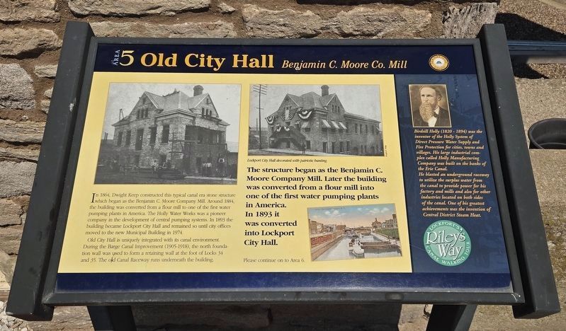 Old City Hall Marker image. Click for full size.