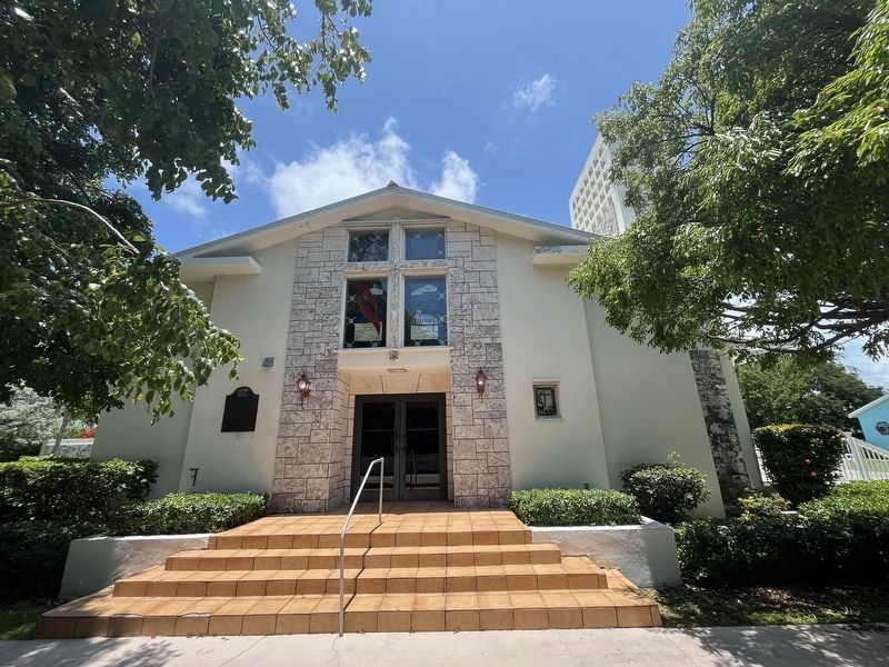 Matecumbe Methodist Church and Marker. Click for full size. Matecumbe Methodist Church and Marker image. Click for full size.