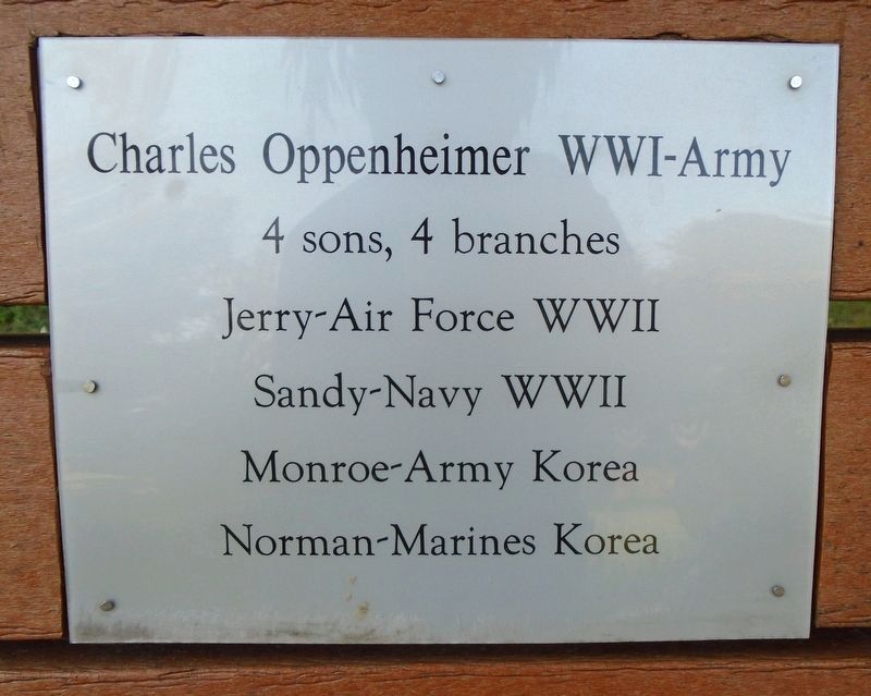 Veterans Memorial Park Marker image. Click for full size.