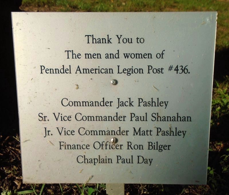 Veterans Memorial Park Marker image. Click for full size.