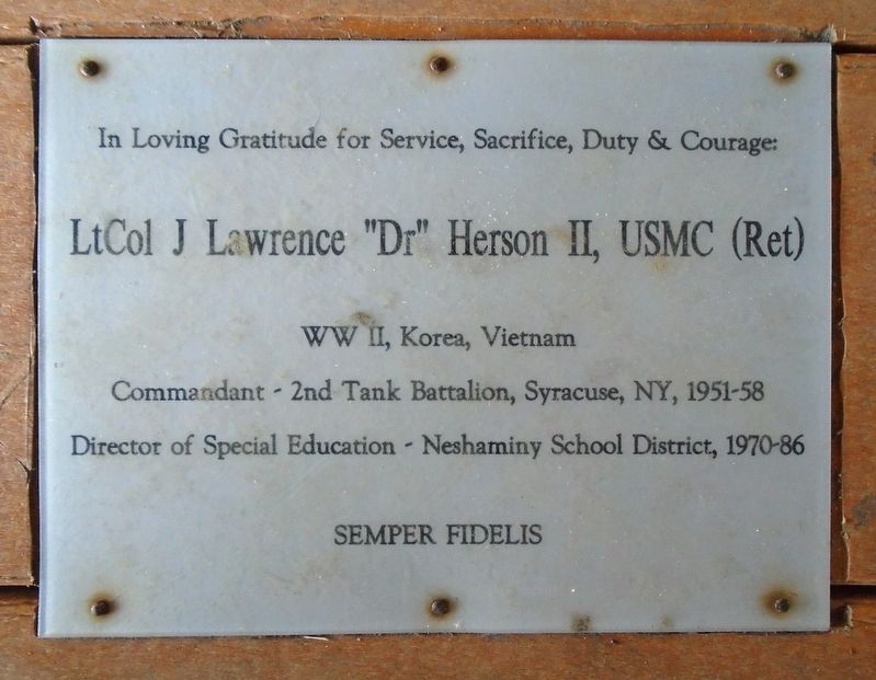 Veterans Memorial Park Marker image. Click for full size.