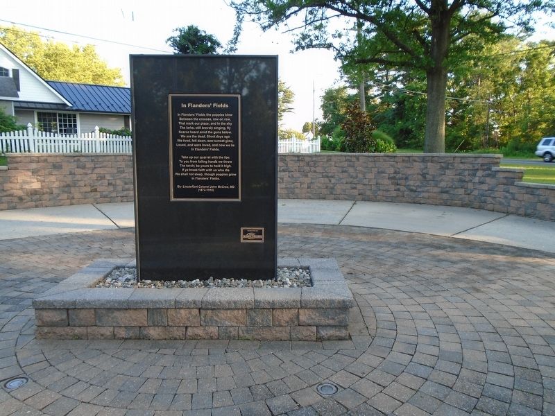 In Flanders' Fields Marker. Click for full size. In Flanders' Fields Marker image. Click for full size.