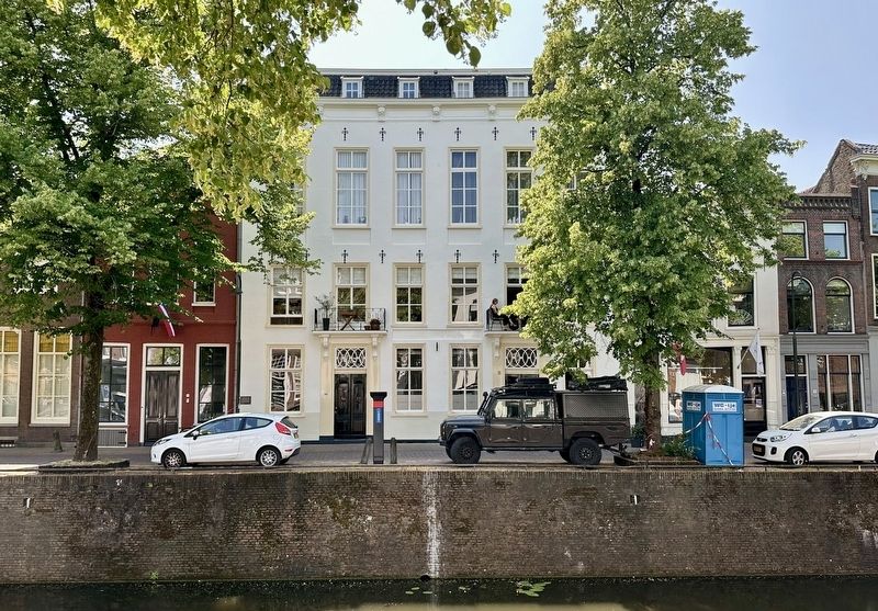 R.K. Meisjesschool met kapel / Catholic Girls School With Chapel Marker - from across the canal. Click for full size. R.K. Meisjesschool met kapel / Catholic Girls School With Chapel Marker - from across the canal image. Click for full size.